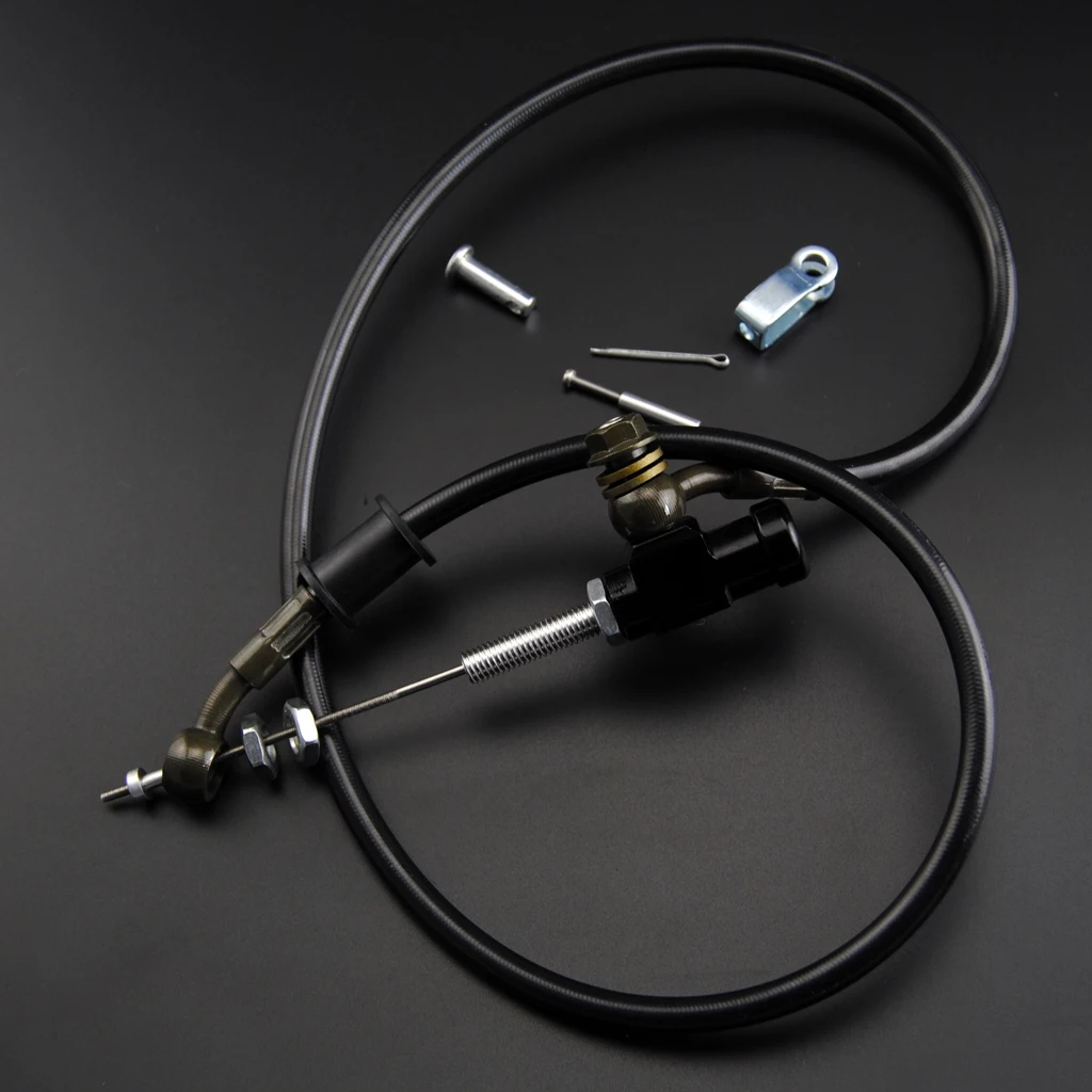 90CM hose and clutch Рычаг мотоцикла регулируемая ручка гидравлический клатч главный цилиндр тормозного насоса гоночный Универсальный для HONDA Yamaha Kawasaki тормоз - Цвет: 90CM hose and clutch