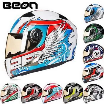 

2019 winter New CE Authentication Full Face Motorcycle Helmet B500 Full Cover Motorbike Helmets Made of ABS with PC Visor Lens