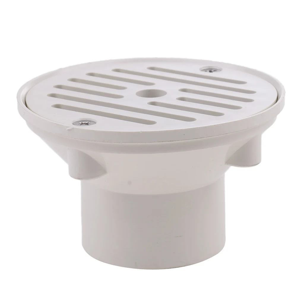 Universal Swimming Pool Floor Drain Round SP-1424 Water Pipe Fittings White