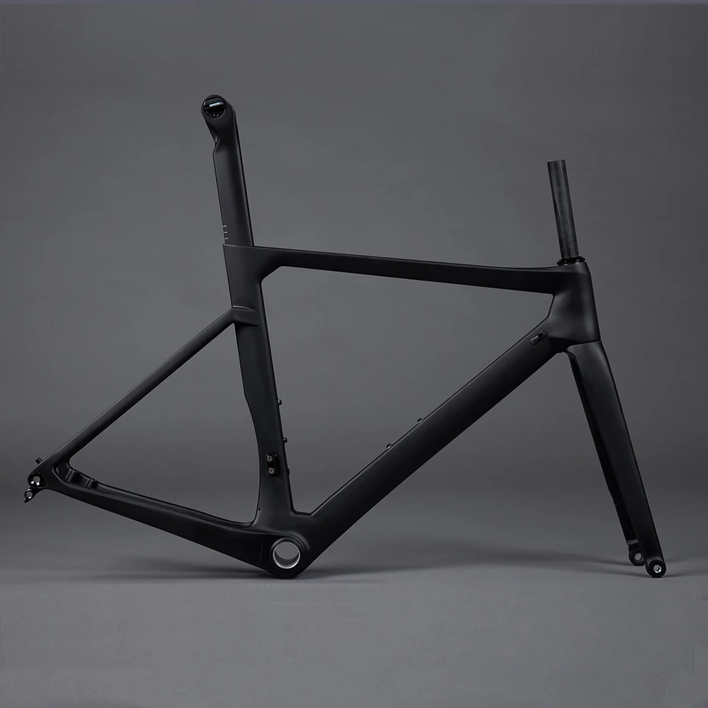 Hongfu Di2 механический карбоновый дорожный велосипед заготовка рамы тормоза углеродного волокна дорожный велогонка велосипедные рамы FM169-F через ось