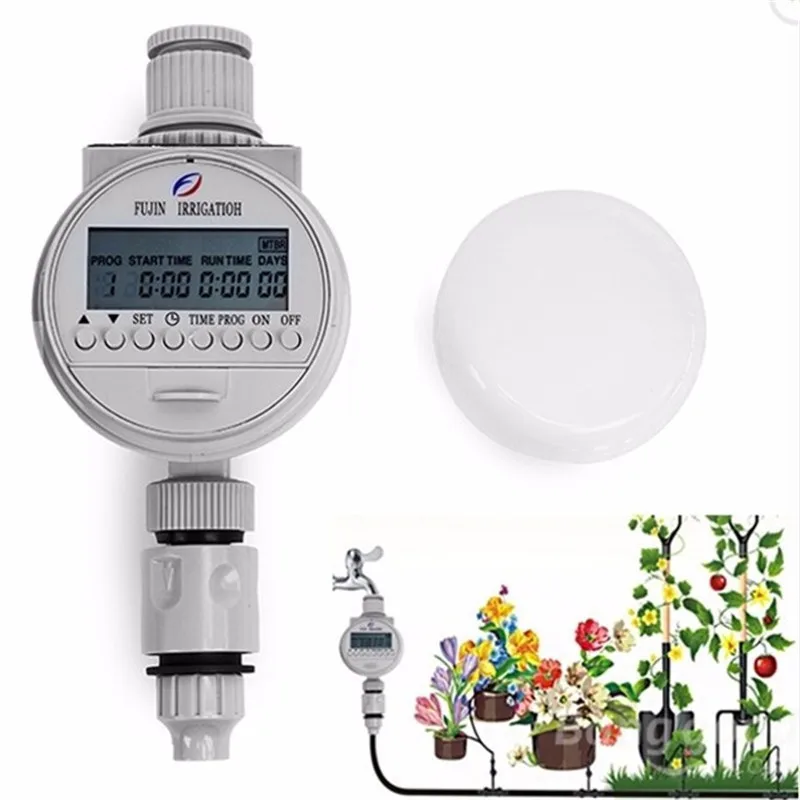 Солнечная энергия английская версия ЖК цифровой электронный интеллектуальный таймер воды садовый оросительный регулятор воды программы системы