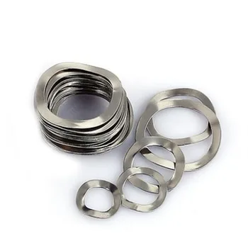 

M3 M4 M5 M6 M8 M10-M21 Waveform Washer Three Peaks Elasticity Gasket Wave Spring Pads Stainless steel