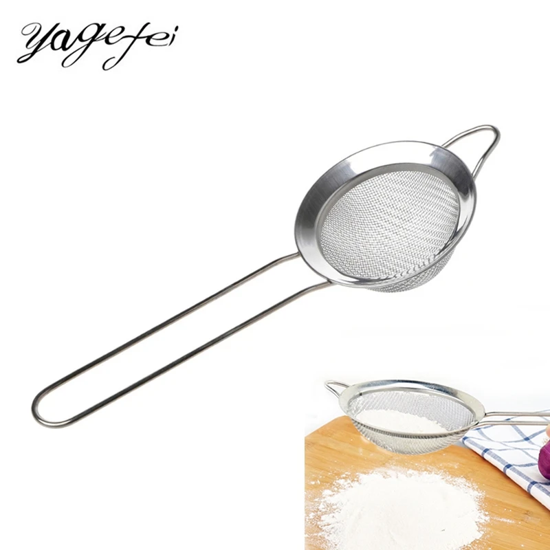 Stainless Steel Colanders & Strainers Flour Sieves Oil Strainer Flour