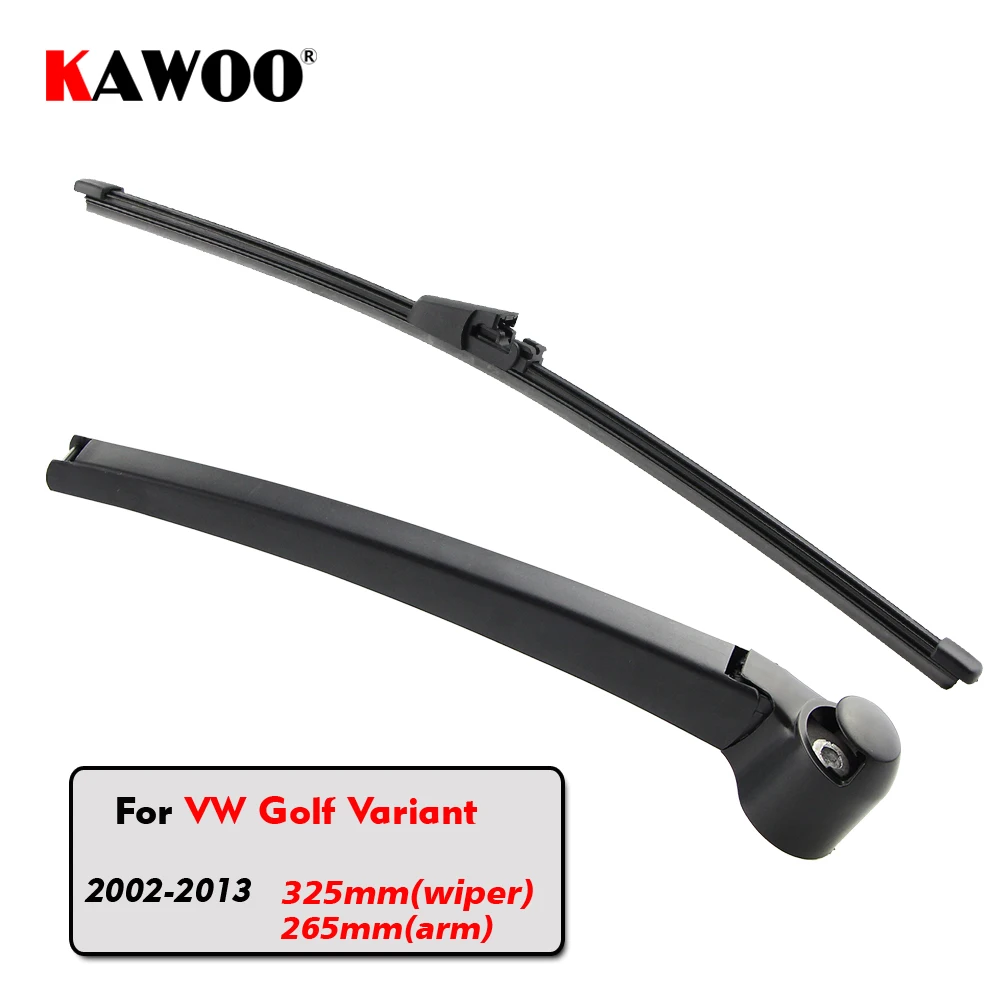 KAWOO Car Rear Wiper Blades Back Window Wipers Arm For Volkswagen VW Golf Variant Hatchback (2002-2013) 325mm Windscreen Wiper KAWOO Car Rear Wiper Blades Back Window Wipers Arm For Volkswagen VW Golf Variant Hatchback (2002-2013) 325mm Windscreen Wiper
