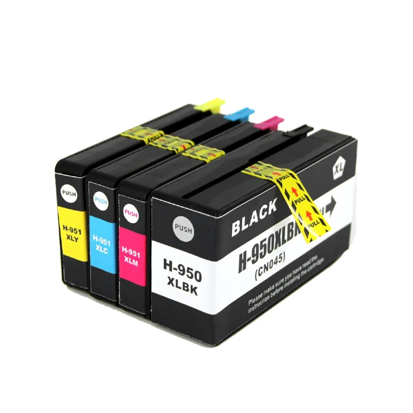 Compatible color ink cartridge 950XL 951XL for HP Office jet Pro 251dw 276dw 8100 8600 8610