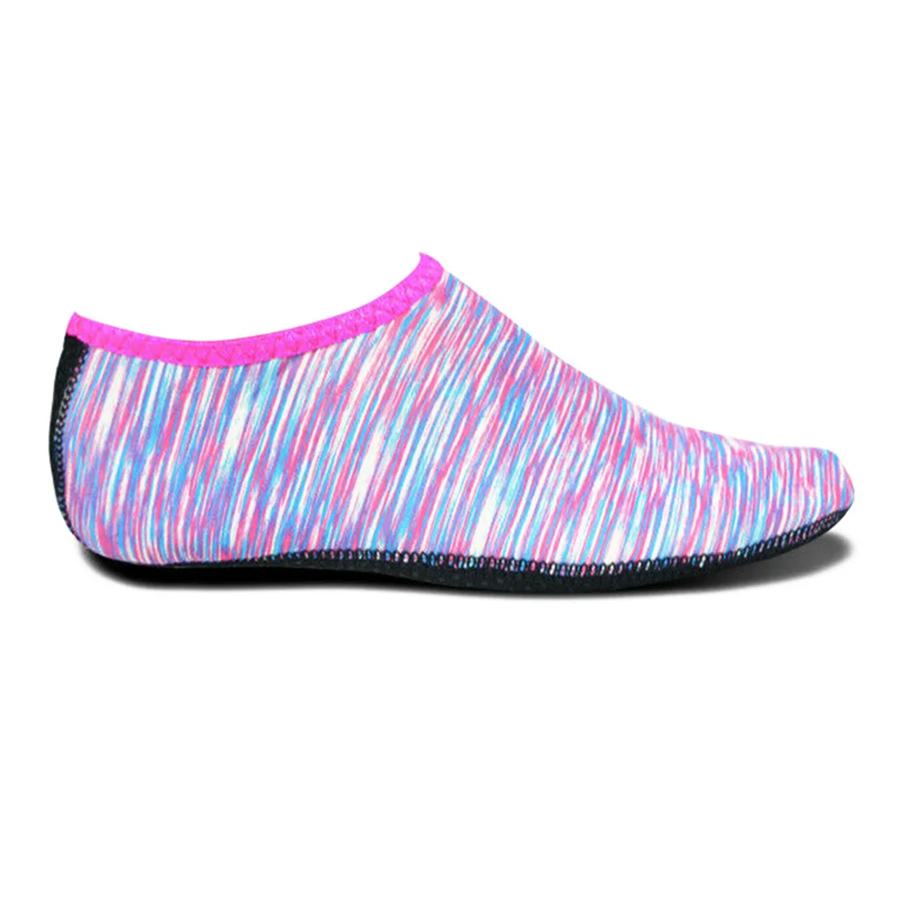 Новинка 1 пара босиком аквакожа обувь гидроноски для серфинга пляж плавать Йога упражнения - Цвет: Pink Size 3XL