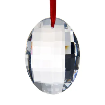 

5PC/lot Clear 63mm Round Crystal Glass Hanging Drop Prism Suncatcher Drops Crystal Chandelier Lamp Parts Wedding Home Decoration