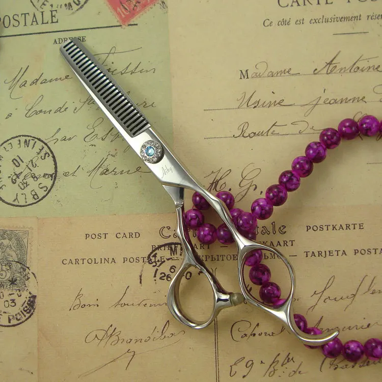 

OEM order! 30 teeth hair thinning scissors 5.5" japanese 440C for professional salon hair styling tools