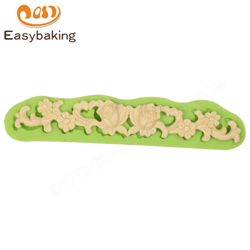 ES-5017 Baroque Fondant Mould Silicone Molds for Cake Decorating