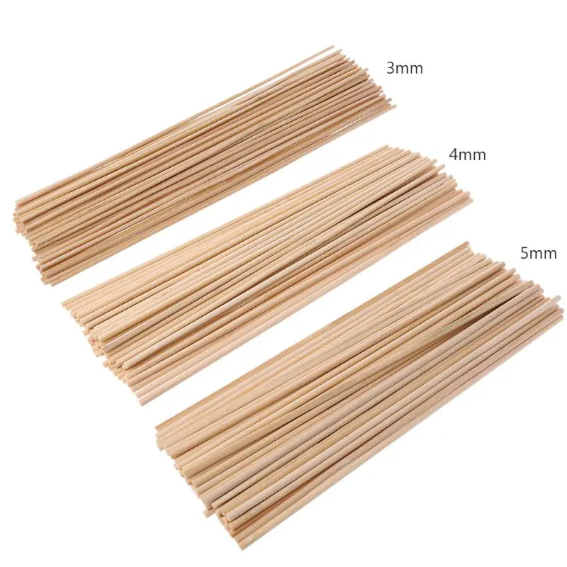 

50pcs/set Wooden Plant Grow Support Bamboo Plant Sticks Garden Canes Plants Flower Support Stick Cane New Arrival