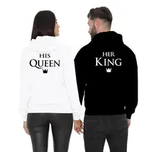 Sugarbaby King& queen/толстовки для пар; одинаковые толстовки для пары; модные толстовки с длинными рукавами для пары; одинаковые модные наряды