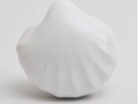 

white conch ceramic knobs kids knobs cartoon drawer kitchen cabinet dresser cupboard furniture decoration handles pulls knobs