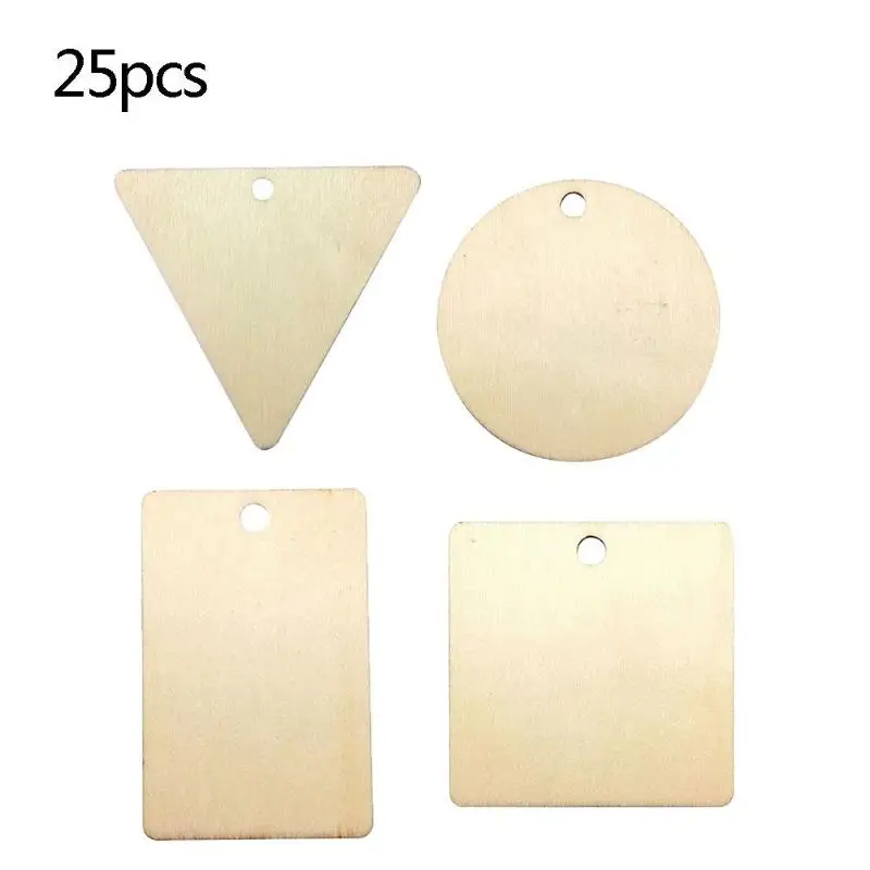 

Natural Wood Chip Blank Tag Diy Wedding Supplies Decoration Unhanging Label Wedding Gift Tag With Rope Crafts 25 Diy Chips