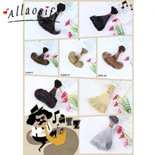 Allaosify 15cm wavy doll hair SD AD 1/3 1/4 1/6 bjd doll DIY Hair for BJD curly doll wigs Allaosify 15cm wavy doll hair SD AD 1/3 1/4 1/6 bjd doll DIY Hair for BJD curly doll wigs