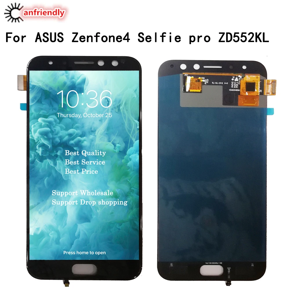 

LCD for ASUS Zenfone4 Selfie pro ZD552KL 5.5" LCD Display Touch Panel Screen sensor Digitizer Assembly Phone Replacement repair