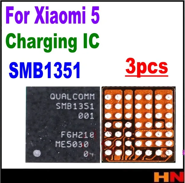 3 шт./лот SMB1351 1351 для зарядного устройства Xiaomi 5 IC USB чип 49 контактов | Мобильные