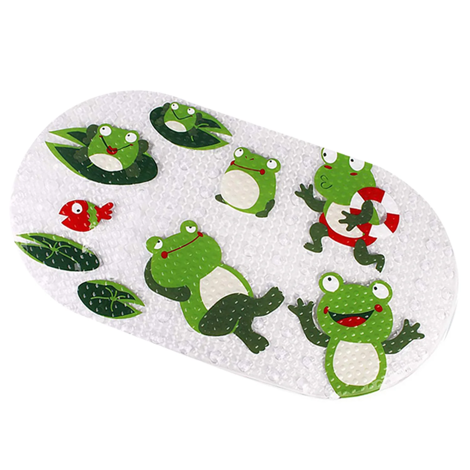 Frog Милый мультфильм шаблон противоскользящая Ванна Ванная комната ванна коврик с присосками для детей Дети Малыш душ домашняя квартира - Цвет: Frog