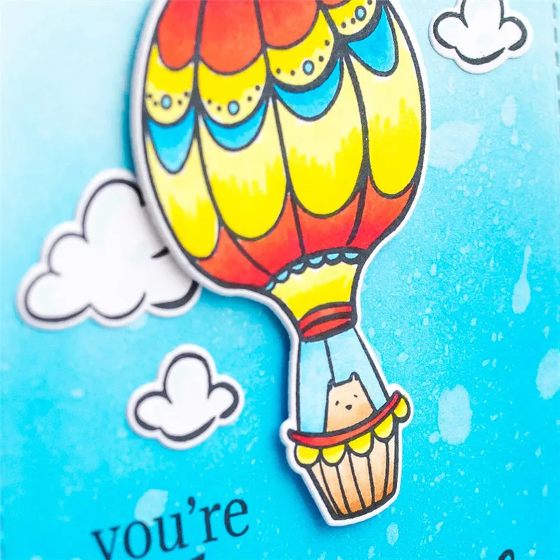 

YaMinSanNiO Hot Air Balloon Metal Cutting Dies New 2019 for Scrapbooking Embossing Die Cut Decorative Card Making Dies
