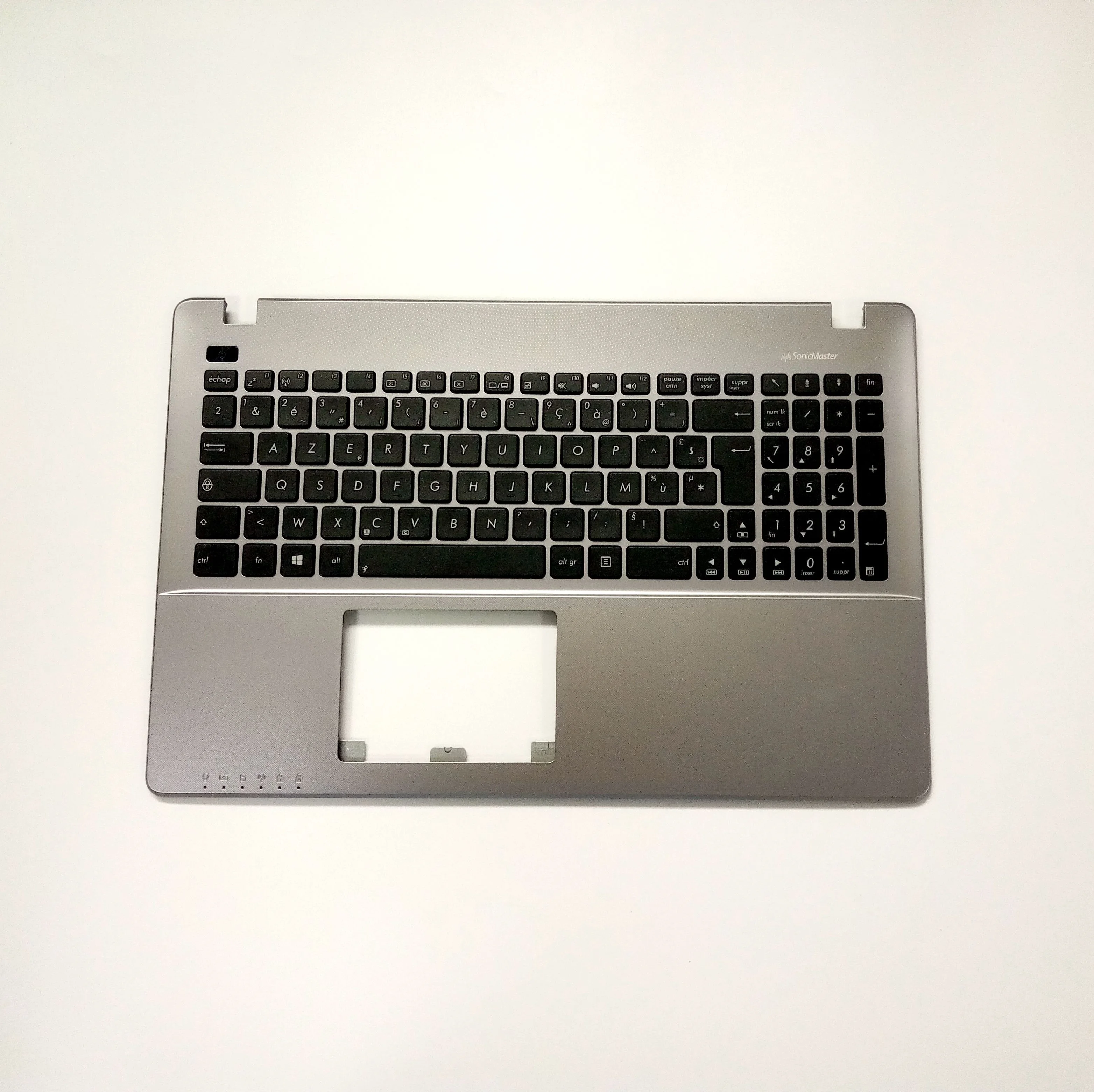 

New Clavier for Asus R510C R510CA R510CC Keyboard Topcase with Grey palmrest Genuine French