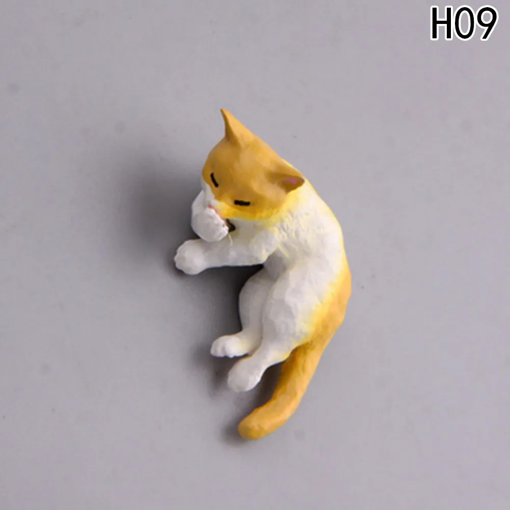 Кошка щенок смолы магниты на холодильник милый Шиба 3D мультфильм собака творческий домашний декор Животные наклейки для холодильника на магните