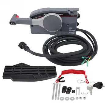 

For Yamaha 703-4825-16 1 Set Boat Outboard Engine Side Mount Remote Control Box with 10 Pin