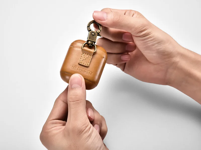 2019 New Case For Airpods Leather PU Protective Cases For Apple Earphone Cover Bags Business Leather Cases For Air Pods Skin (12)