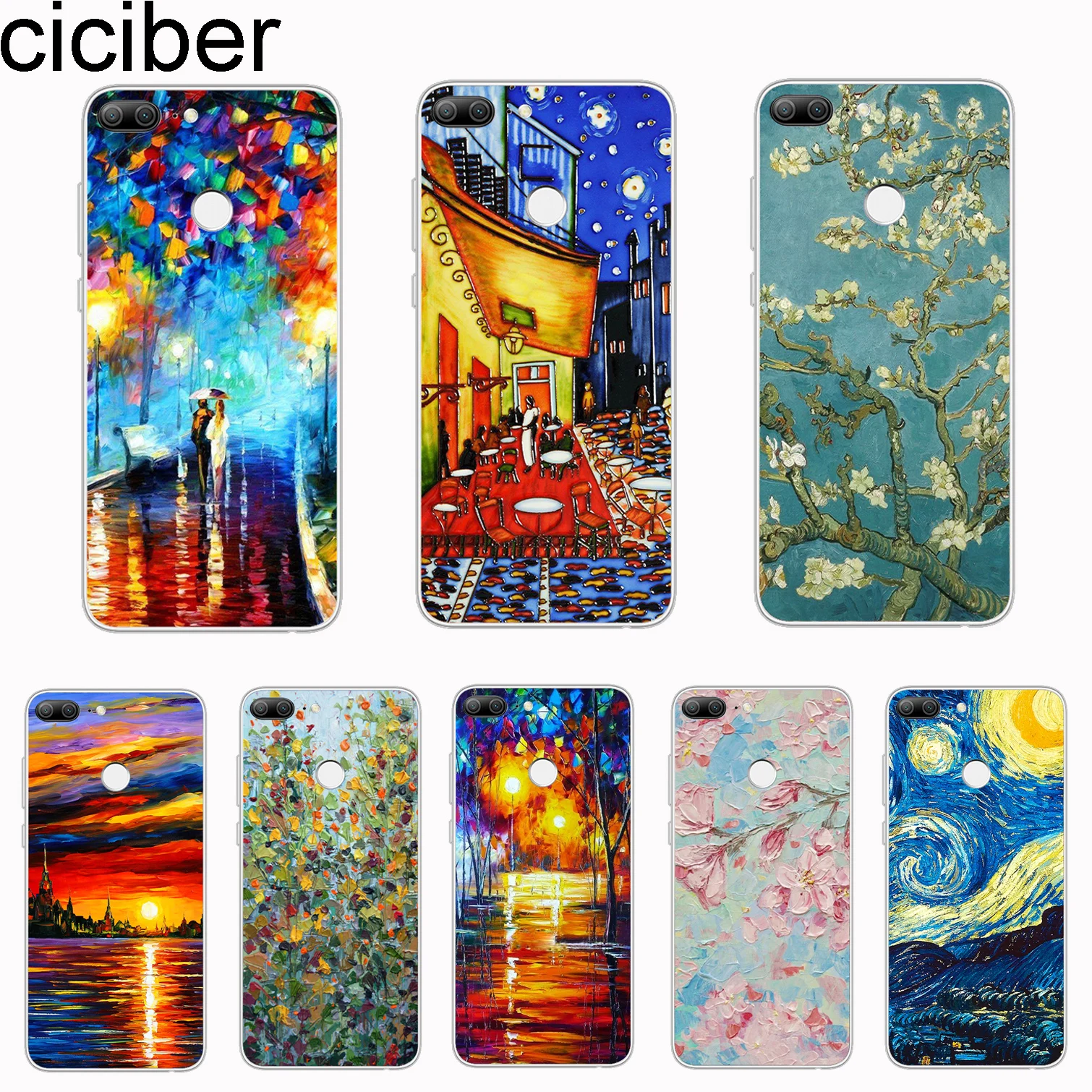 Ciciber чехол для Huawei Honor 10 9 8 Pro Lite X C Play чехлы телефонов Y9 Y7 Y6 Y5 Prime 2017 2018 2019 Мягкий ТПУ