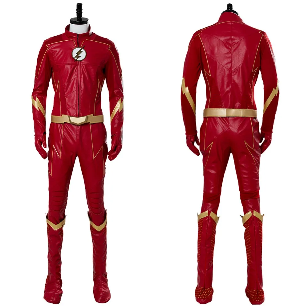The Flash Season 4 Cosplay Costume Adult Men Barry Allen The Flash Season 4 Cosplay Costume Adult Men Barry Allen