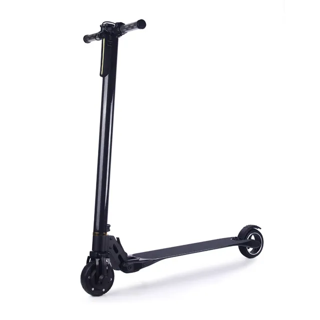 Cheap Hot mini scooter Outdoor 10 miles Fold up Carbon Fiber Scooters 250W  Foldable Kick Scooter 4 Colors EU Plug