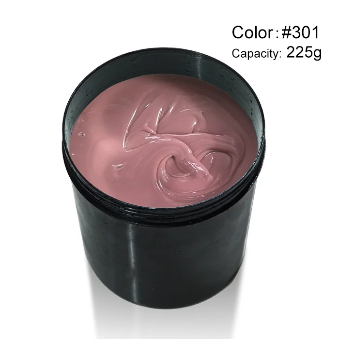 Venalisa marca 225g Uñas acrílicas francesas remojo de color de camuflaje led jalea dura de secado rápido goma de mascar constructor de gel