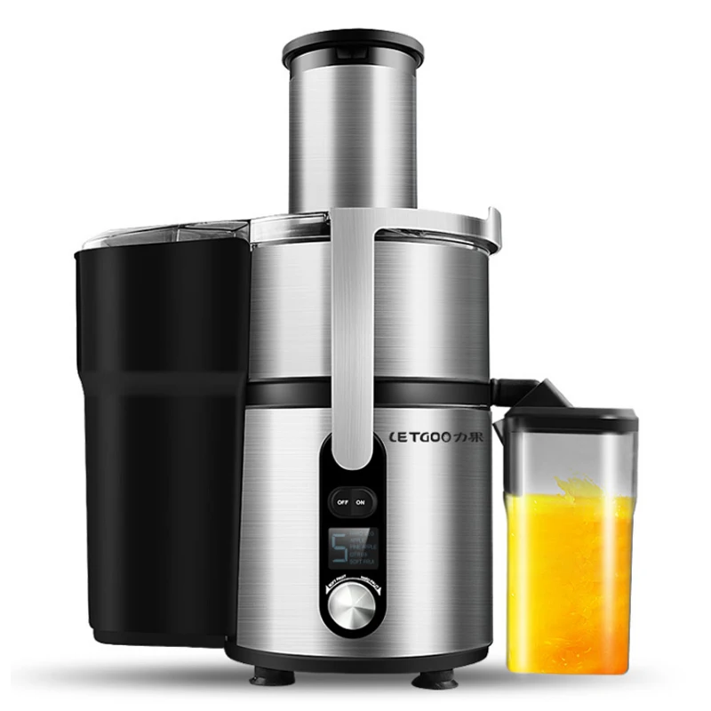 

Commercial Juicer 1000W Full-automatic Juice Extractor Intelligent Stainless Steel Juicing Machine LG-JE961 Fruit Squeezer