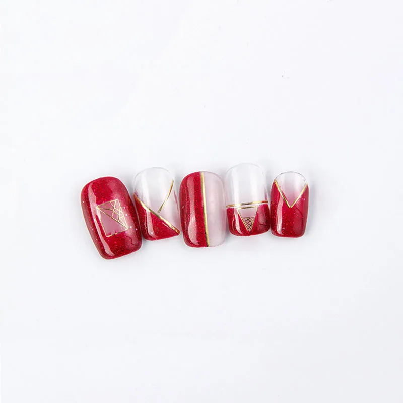 24 листа золотые стикеры 3D на ногти Nail Art полые наклейки смешанные дизайны клейкие
