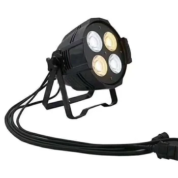 

COB Lamps Wash Light High Power DMX Stage Aluminium Alloy 4x50w LED Warm and Cold White Professional & DJ