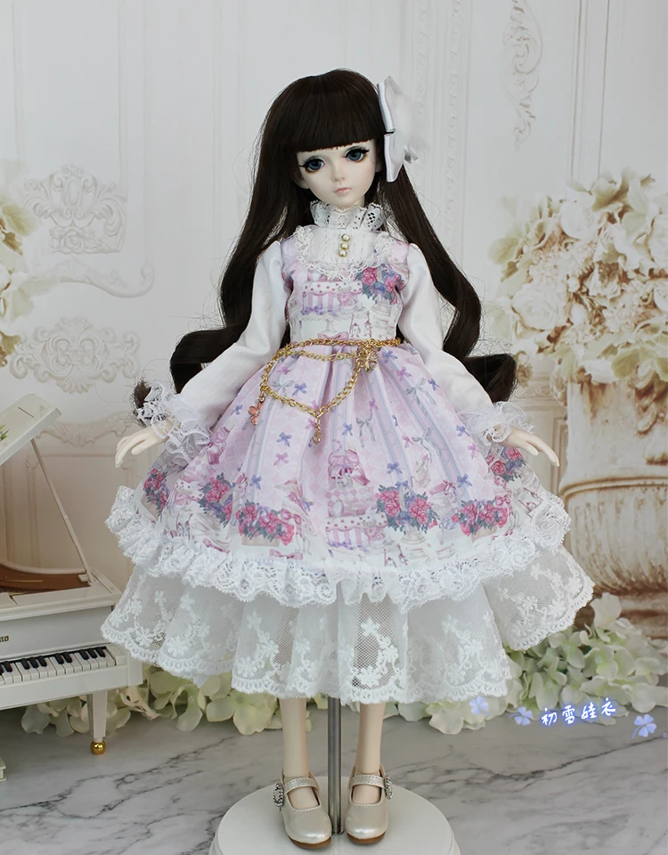 Blythe Dress Fashion Girl Doll Clothes,Handmade loli outfit for Blythe 16 14 13 SD Bjd Clothes Lolita Dress Bjd Outfit Dolls Accessories