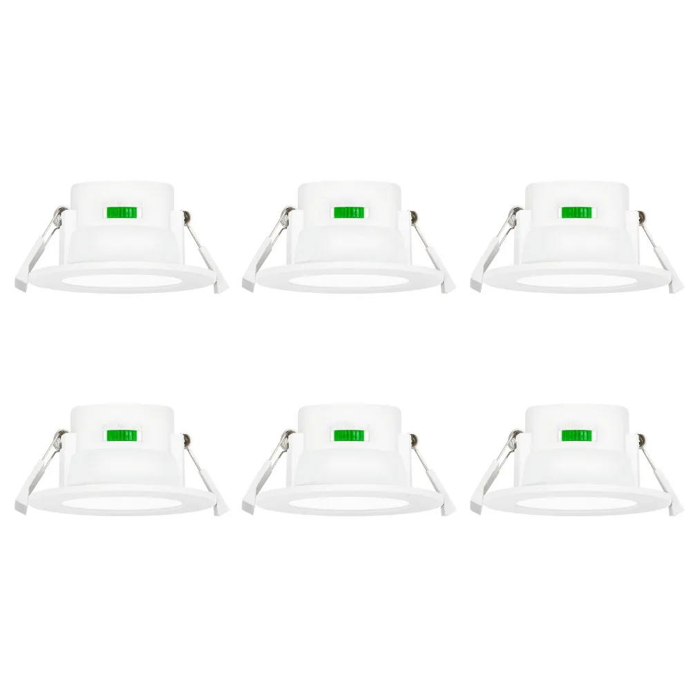 Ip44 para Banheiro de Cozinha Regulável Recesso Downlight Teto Lâmpada Dampproof 220 V-240 v Cct Ajustável Buraco Dia70-85 Led Mod. 180408 4 Regulável led recesso downlight teto recesso lâmpada
