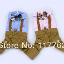 Розничная Новой Англии оплетенный ремешок Штаны pet брюки с собачкой жакеты для собак кофточка для домашнего питомца