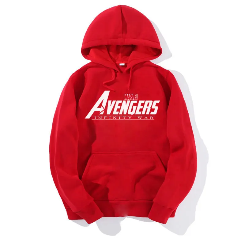 2018 New Marvel Letter Print Black Sweatshirt Men Hoodies Fashion Solid Hoody Men Pullover Men's Tracksuits male coats