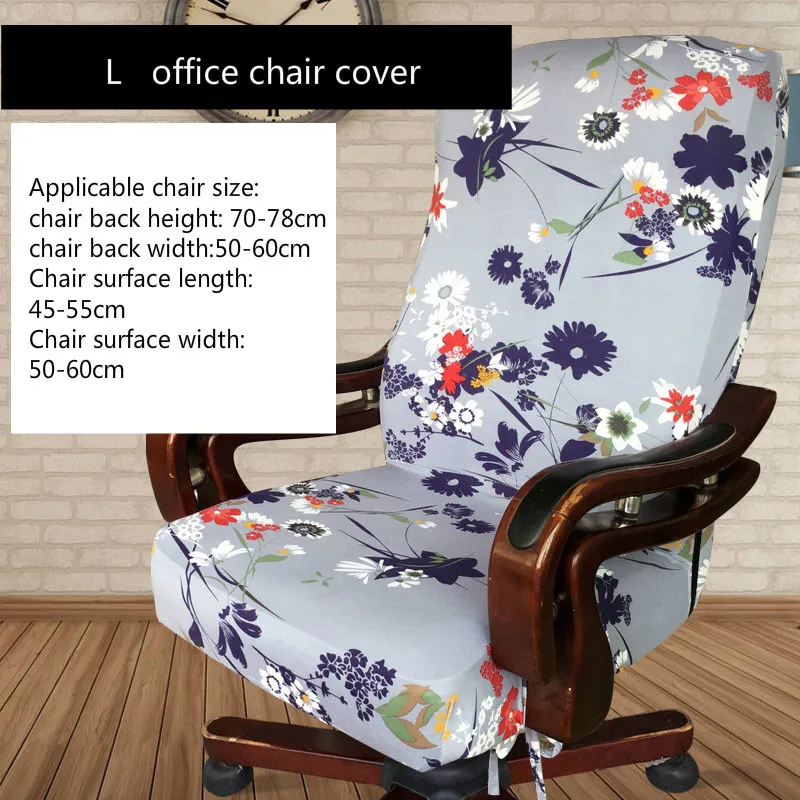 Универсальный Офисный Компьютерный поворотный Чехол для стула различных размеров красочные эластичные чехлы на кресла - Цвет: F3