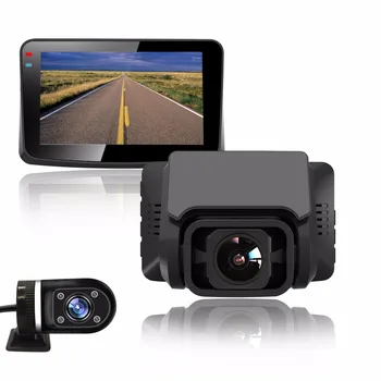 

Car DVRs Recorder Dash Cam Dual Lens Vehicle 720P Rear Camera Built in GPS Camcorder 1080P Night Vision Dashcam Parking monitor