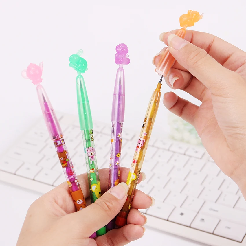 

Creative Activity Replacement Refill Standard Pencils Cartoon Animal Pattern Plastic Pencils Pen Stationery Supplies