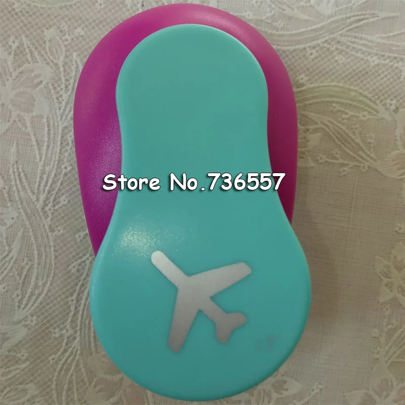 

Free Shipping 1.5 inch Airplane EVA foam punches paper puncher for greeting card handmade DIY scrapbook craft punch machine