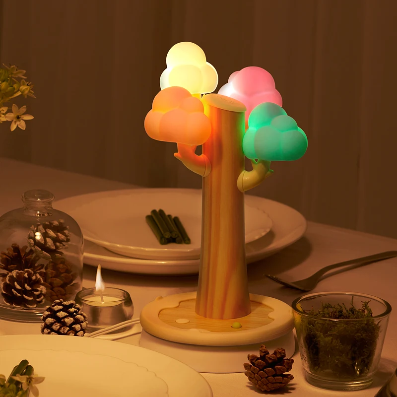 

New Design Tree Shape Phone Charging Desk Night Lights