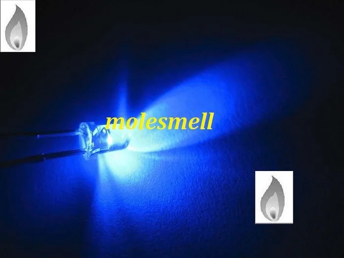candle blue 3mm2