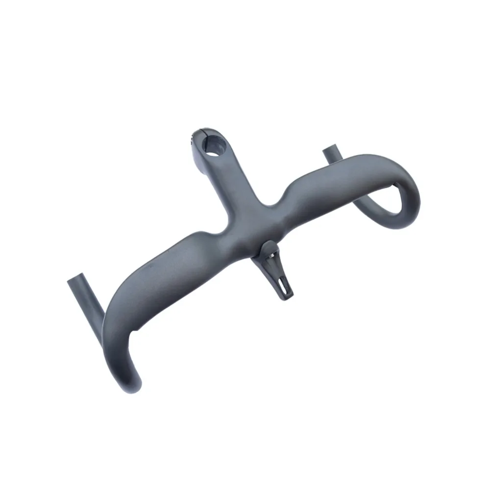 

New fast shipping carbon fiber handlebar overall road bike handlebar with carbon stem +computer frame road handlebar