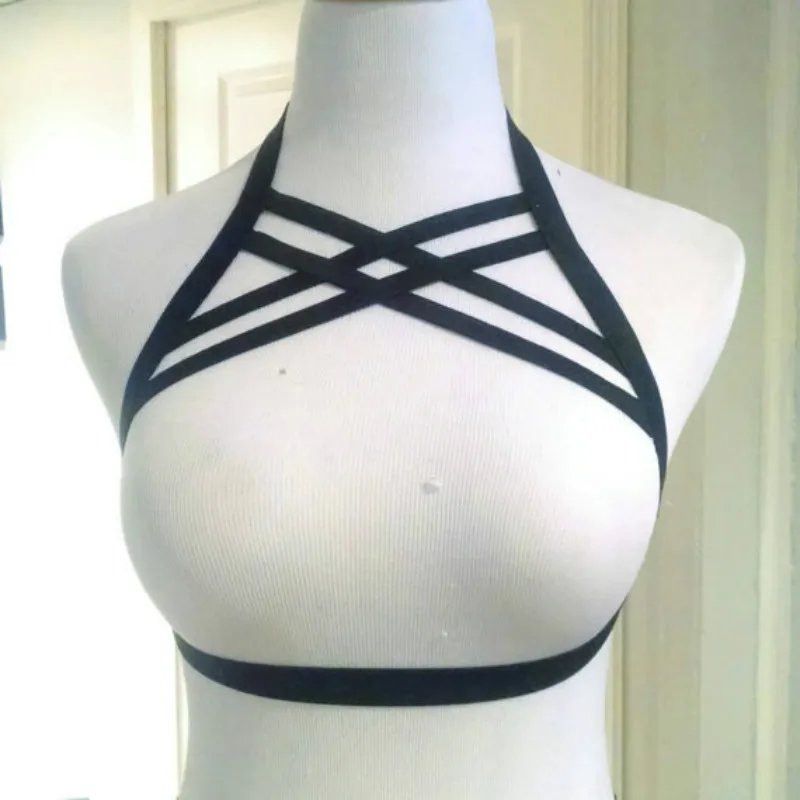 Gothic harness Harajuku fun underwear harnesses bra, cage Bindz Body