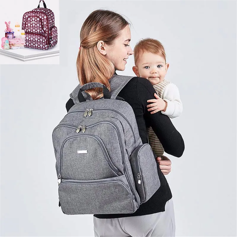 Мумия для беременных подгузник сумка модная большая емкость Детская Сумка Дорожная Рюкзак дизайнерская сумка для кормления для ухода за