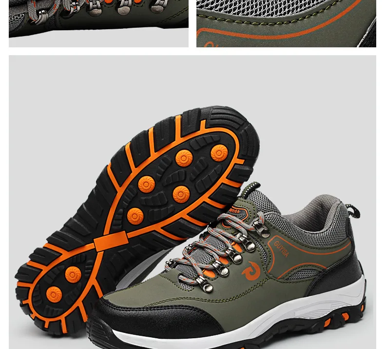 Safety Shoes Men's Steel Toe Indestructible Work Shoes Slip Resistant Puncture Proof Industrial Construction Protection Footwear