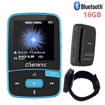 

2020 Sports Bluetooth MP3 Player 16G High Quality Lossless Music Player with Mini Clip,Support FM,E-book,TF Card Up To 64GB