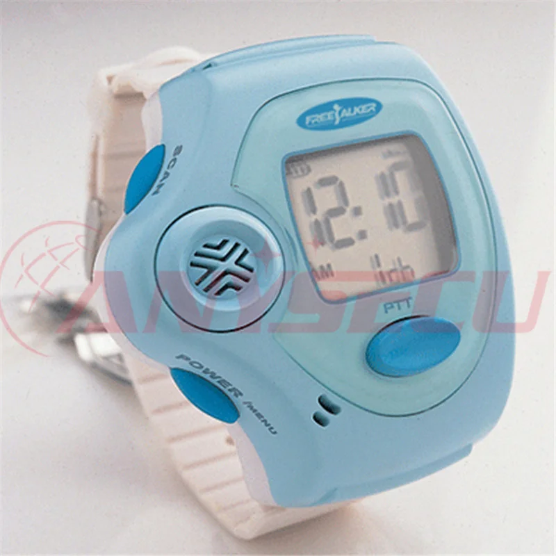 

A pair multicolor mini walkie talkie watch RD-820 wristwatch 2 way radio Multi Frequency optional