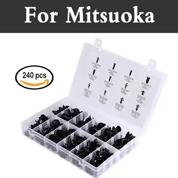 

240pcs Car Panel Body Clips 12 Most Popular Size Rivets For Mitsuoka Galue Himiko Like Nouera Orochi Ray Ryoga Viewt